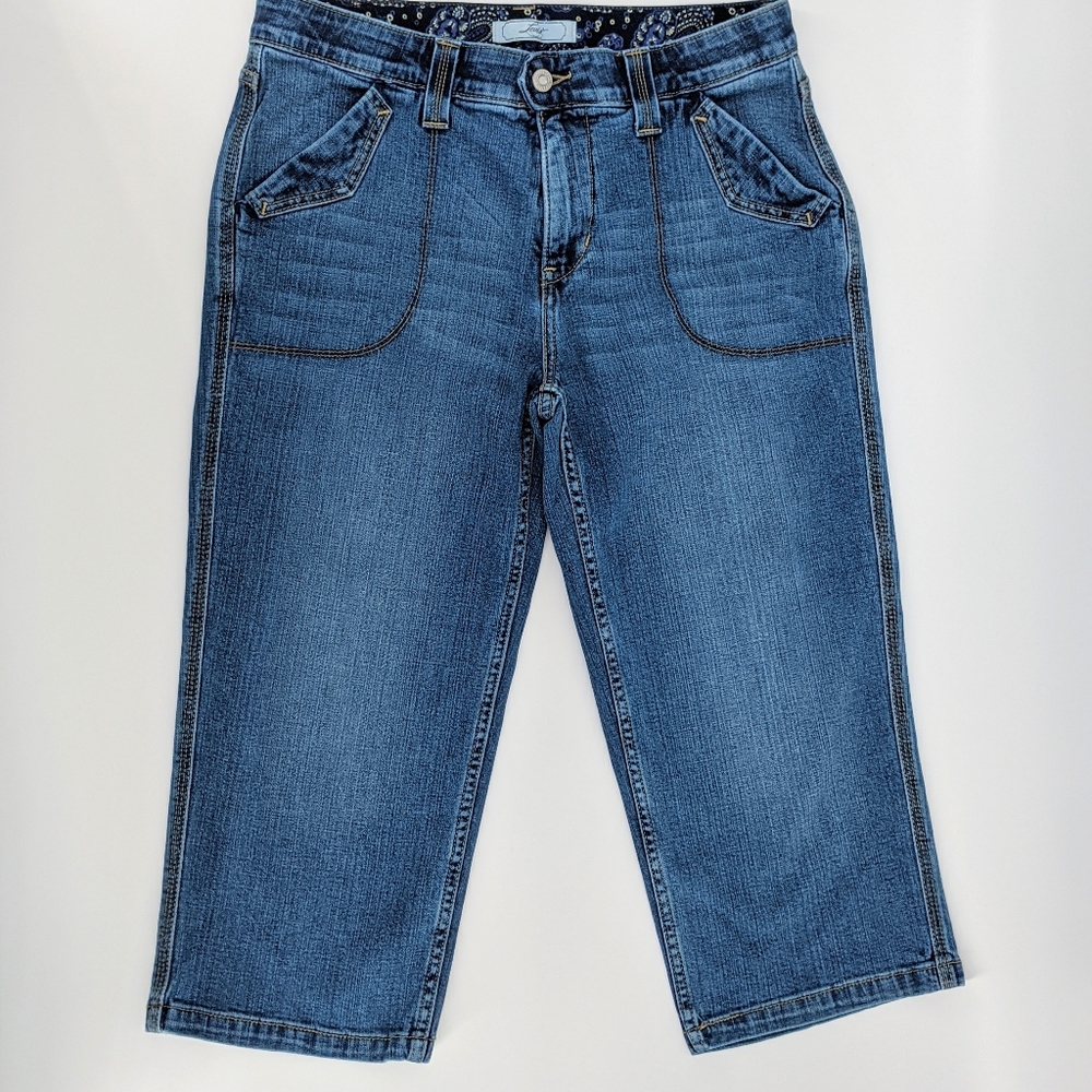 Levi's Womens Capri Denim Jeans Size 12 - Picture 7 of 8